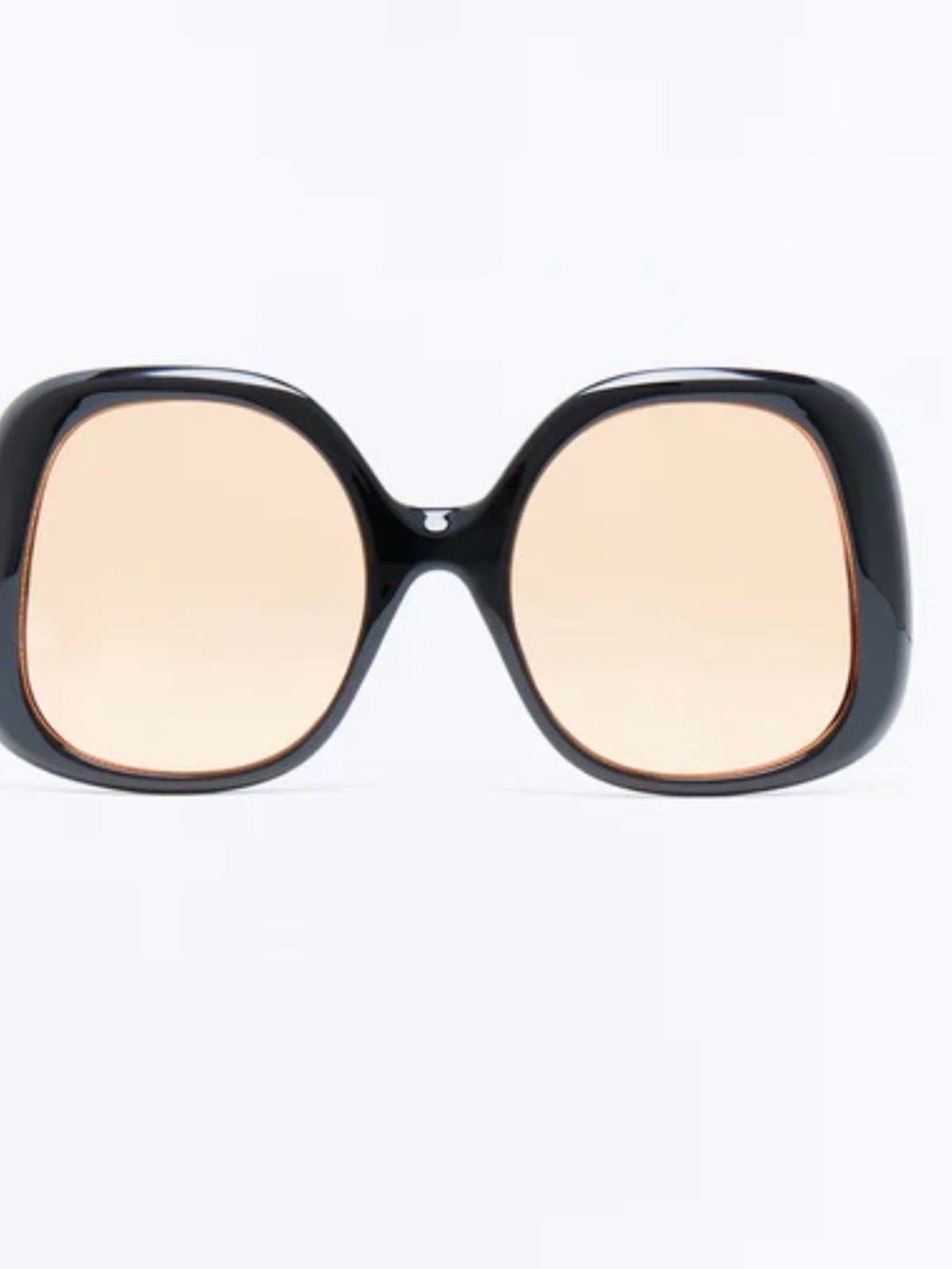 Women’s Black Frame Sunglasses with Gradient Pink Lenses - Picture 3 of 4